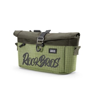 Torba rowerowa Rockbros W020-1 na kierownicę składana - zielona