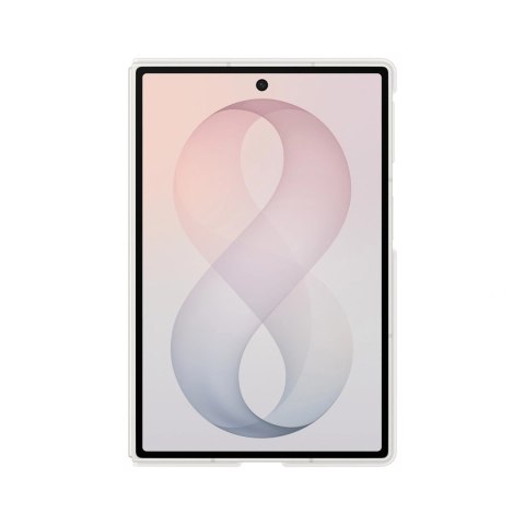 Etui Samsung Silicone Magnet Case do Samsung Galaxy Z Fold 8 kompatybilne z MagSafe + 2 szt. folii antyrefleksyjnej - białe
