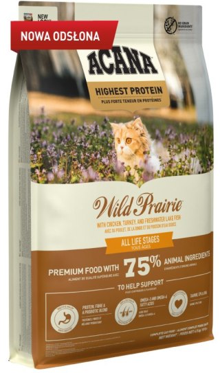 ACANA Wild Prairie Cat - Sucha karma dla kotów, 4,5 kg
