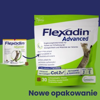 VETOQUINOL Flexadin Advanced Cat 30 kąsków
