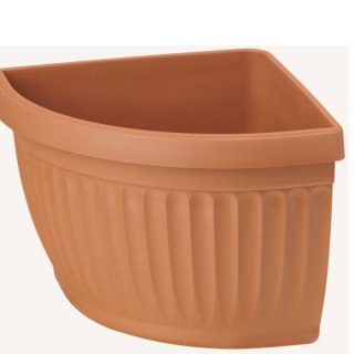 Donica Dona narożna - terrakota