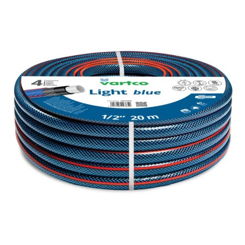 Wąż ogrodowy VARTCO LIGHT BLUE 3/4" 50mb