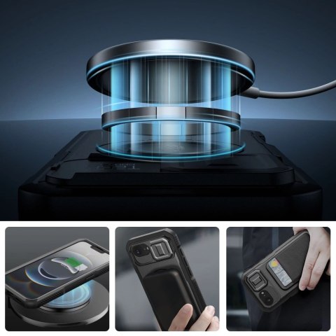 Etui Tech-Protect Kevlar Magsafe na iPhone 16e / 17e - czarne