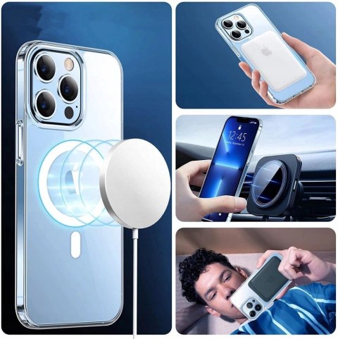 Etui Tech-Protect MagMat MagSafe na iPhone 13 - przezroczysty