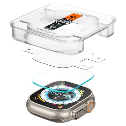 Szkło hartowane Spigen Glas.tR EZ Fit na Apple Watch Ultra / Ultra 2 (49 mm) - 2 szt.