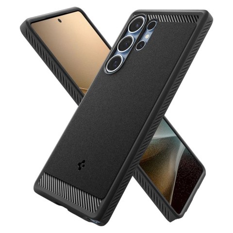 Etui Spigen Rugged Armor Mag na Samsung Galaxy S25 Ultra - czarne