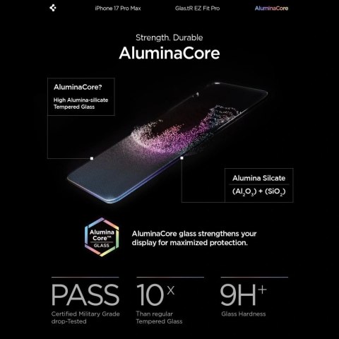 Szkło hartowane Spigen Glas.TR EZ Fit Pro na iPhone 16 Pro Max / 17 Pro Max