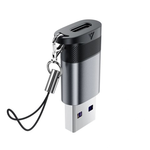 Adapter USB Acefast J8 USB-C - USB-A - szary