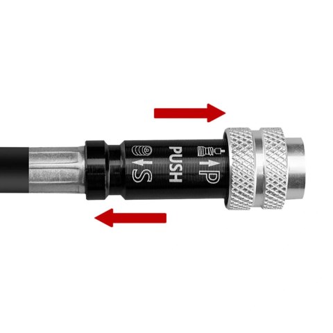 Mini pompka rowerowa Rockbros SMART-B 150 PSI do wentyli Presta i Schrader - czarna