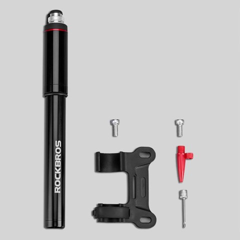Mini pompka rowerowa Rockbros SMART-B 150 PSI do wentyli Presta i Schrader - czarna