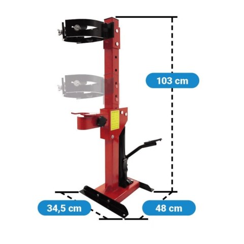 Ściągacz do Sprężyn McPherson 2,5T Hydrauliczny 7-stopniowy 70-200mm