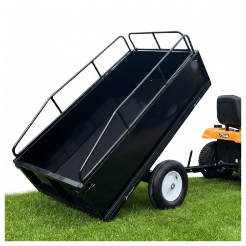 Przyczepka do traktorka ogrodowego 540 kg wywrotka z kiprem do quada ATV