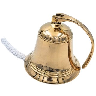 Dzwon Okrętowy Mosiężny Średnica 17,5 cm - Marynistyczna Dekoracja - HB43/7