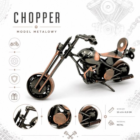 Metalowy Model Motocykla Chopper - M33