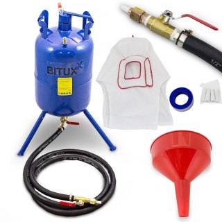 Piaskarka Mobilna Pneumatyczna BITUXX 19L 125 PSI 4 Dysze 2,5 m