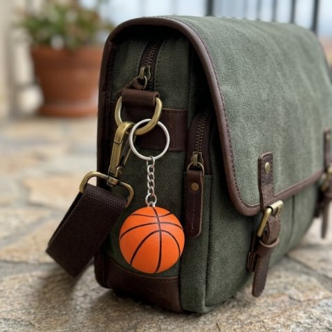 Sportowy Brelok do Kluczy Koszykówka - Prezent dla Koszykarza - BBK-001