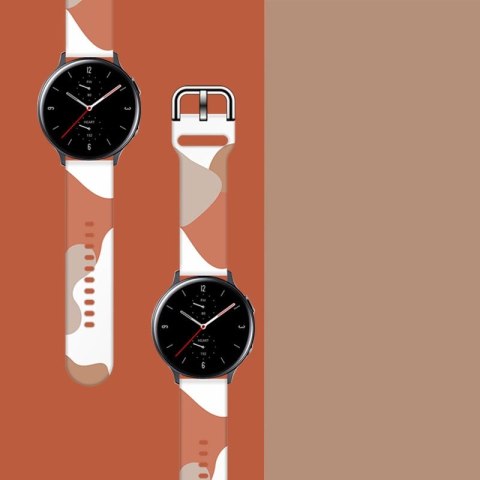 Pasek Strap Moro do Samsung Galaxy Watch 40 / 41 / 42 / 43 / 44 mm silikonowa bransoletka opaska do zegarka - wzór 5