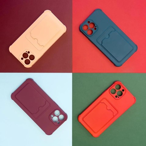 Card Armor Case etui pokrowiec do Xiaomi Redmi 10X 4G / Xiaomi Redmi Note 9 portfel na kartę silikonowe pancerne etui Air Bag po