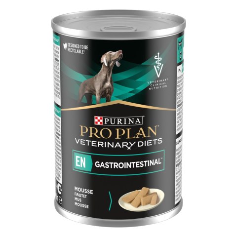 PURINA PRO PLAN Veterinary Diets EN Gastrointestinal mus dla psa, karma na zaburzenia trawienia, 400 g
