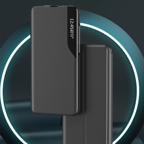 Eco Leather View Case elegancki futerał etui z klapką i funkcją podstawki Samsung Galaxy A73 czerwony