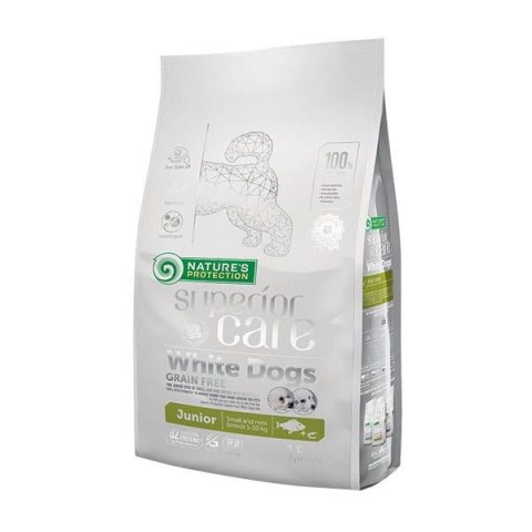 Nature's Protection Superior Care White Dogs Grain Free White Fish Junior Small Breeds 1,5kg