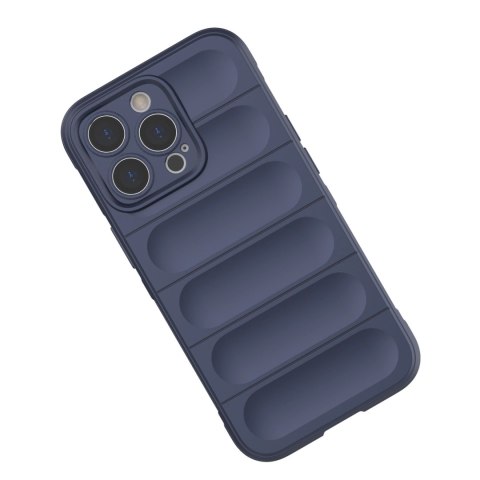 Magic Shield Case etui do iPhone 13 Pro elastyczny pancerny pokrowiec ciemnoniebieski