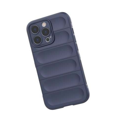 Magic Shield Case etui do iPhone 13 Pro elastyczny pancerny pokrowiec ciemnoniebieski