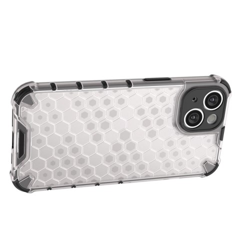 Honeycomb etui iPhone 14 pancerny hybrydowy pokrowiec niebieskie