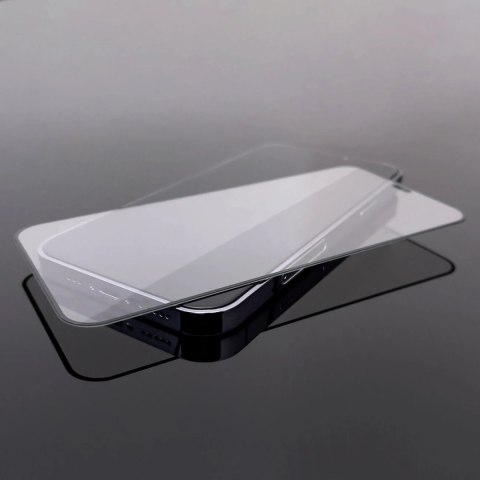 Wozinsky super wytrzymałe szkło hartowane Full Glue na cały ekran z ramką Case Friendly Motorola Moto G42 czarny