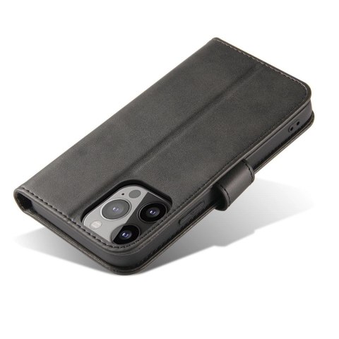 Magnet Case etui TCL 30E pokrowiec z klapką portfel podstawka czarne