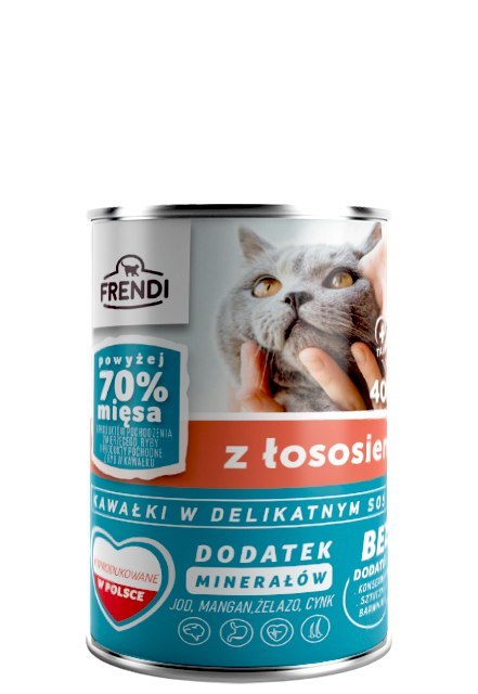 Frendi Kawałki W Delikatnym Sosie Z Łososiem 400g