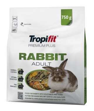 Tropifit Premium Plus Rabbit Adult 750g