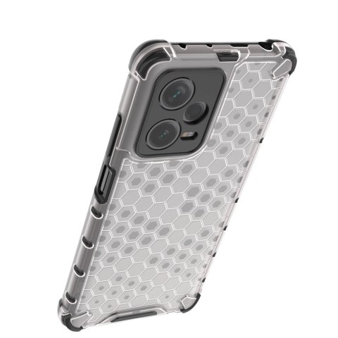 Honeycomb etui do Xiaomi Redmi Note 12 Pro+ pancerny hybrydowy pokrowiec czarne