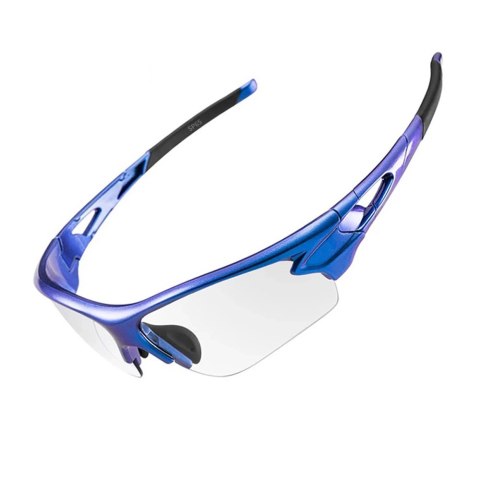Okulary rowerowe Rockbros 10069 UV400 - niebieskie