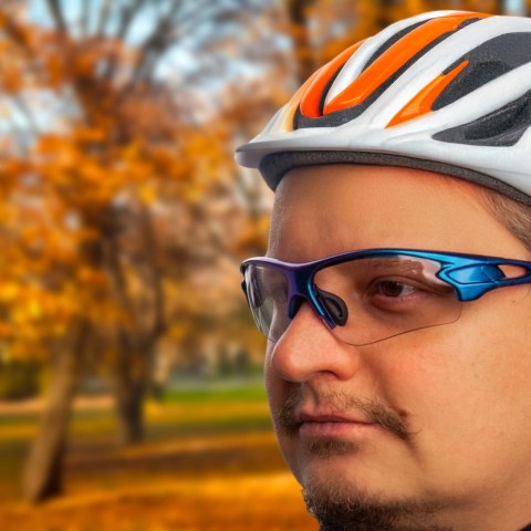 Okulary rowerowe Rockbros 10069 UV400 - niebieskie