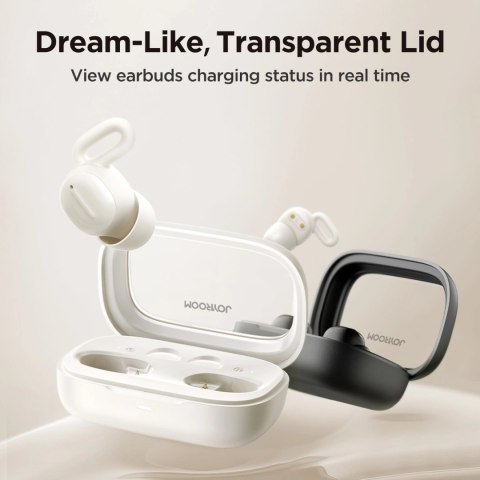 Słuchawki bezprzewodowe TWS Joyroom JR-TS1 Cozydots Series do spania ANC Bluetooth 5.3 - czarne