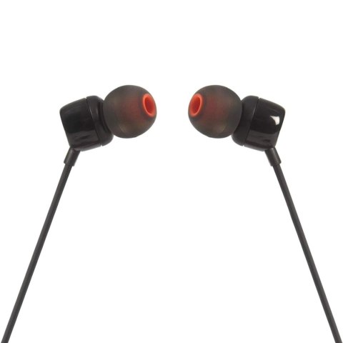 Słuchawki JBL Tune 110 douszne mini jack 3.5mm i pilotem - czarne