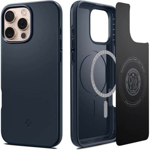Etui Spigen Thin Fit MagSafe na iPhone 16 Pro - ciemnoszare