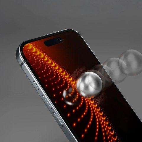 Szkło hartowane SBS Tempered Glass D3O z ramką do iPhone 16 / iPhone 15