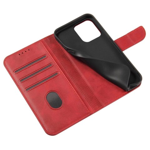 Etui Magnet Case z klapką do Samsung Galaxy S25+ - czerwone