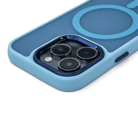 Etui Wozinsky Fashion Case z MagSafe na Samsung Galaxy S24 FE - niebieskie