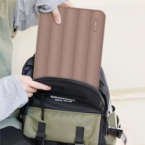 Torba na laptopa 15-16" Tech-Protect Puffy - brązowa