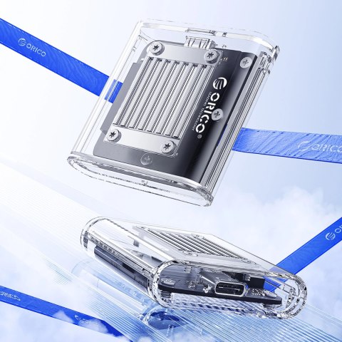 Kieszeń dyskowa Orico TC20-M2-10G M.2 NVME USB-C 3.2 - przezroczysta