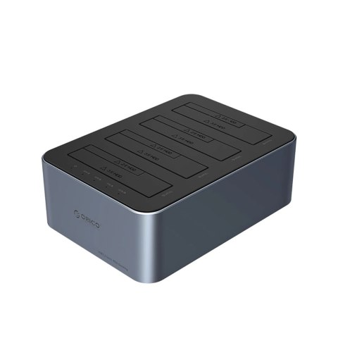 Stacja dokująca Orico 6646C3-C na 4 dyski z funkcją klonowania offline 2,5"/3,5" SATA HDD/SSD - szara