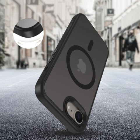 Etui Tech-Protect MagMat MagSafe na iPhone 16e / 17e - czarny mat