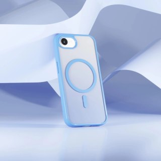 Etui silikonowe Puro Gradient MagSafe do iPhone 16e/17e - niebieskie
