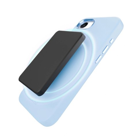 Etui silikonowe Puro Icon Mag Pro MagSafe do iPhone 16e/17e - niebieskie
