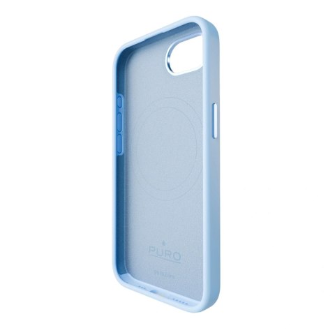 Etui silikonowe Puro Icon Mag Pro MagSafe do iPhone 16e/17e - niebieskie
